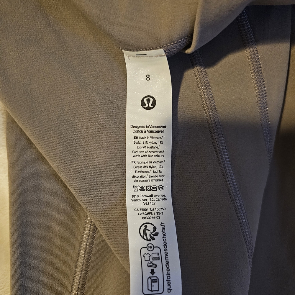 Lululemon Athletica High-Rise Pants in Taupe - Picture 4 of 5